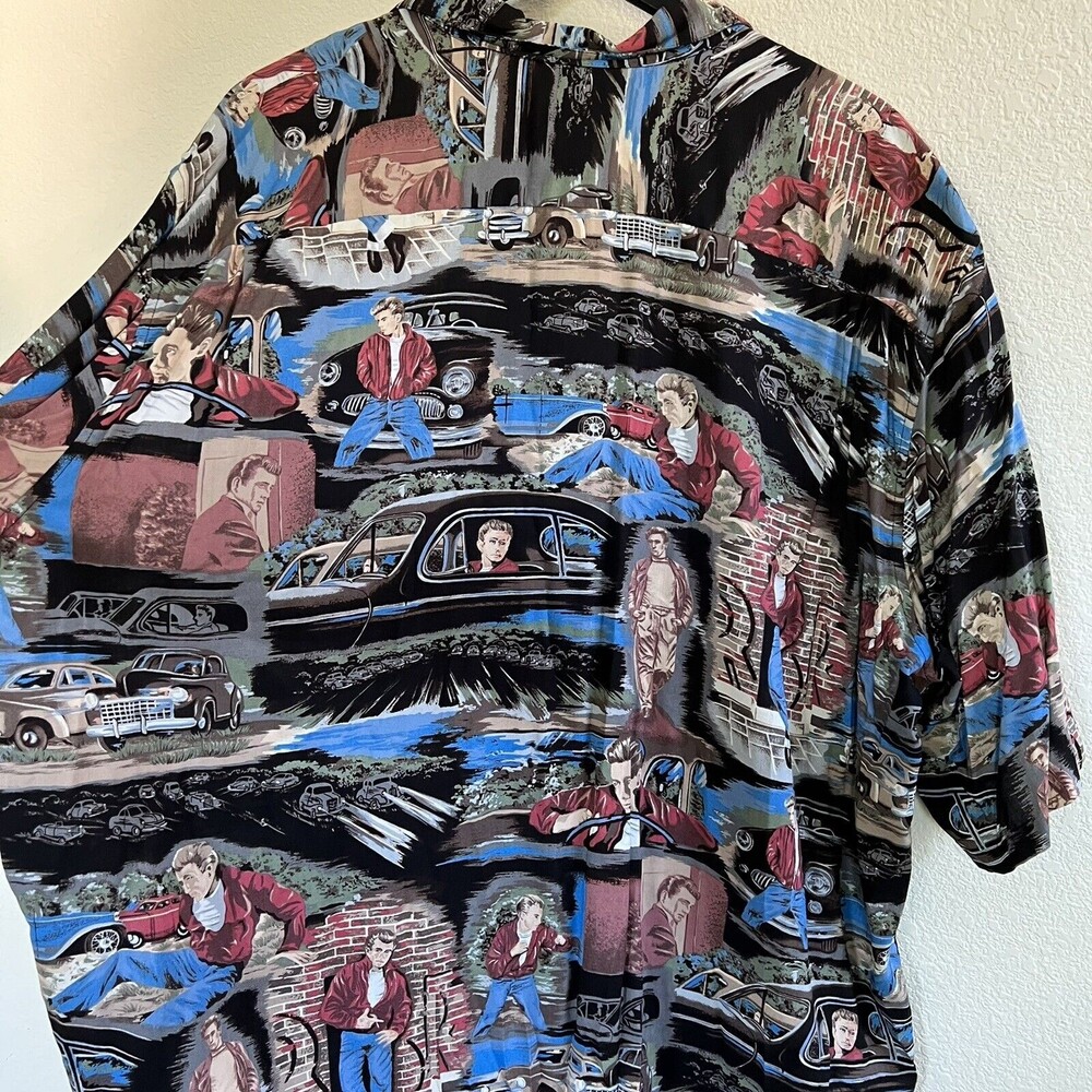 Reyn Spooner Rare collectible Mens Rayon James Dean All Over Print  Shirt XXXL - Picture 8 of 8